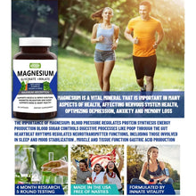 Load image into Gallery viewer, VITEEY Magnesium Glycinate + Malate Vitamin D3 is a Dietary Supplement that Supports Nerve and Muscle Health