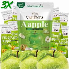 12x Valenta Fiber Apple Detox Drink Powder Dietary Supplement Skin Healthy