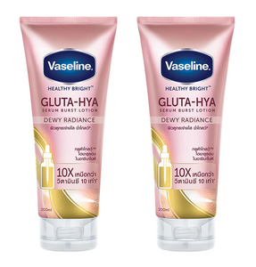 Vaseline Healthy Bright Gluta-Hya Serum Burst Day & Night Lotion Set 300 ml x 2