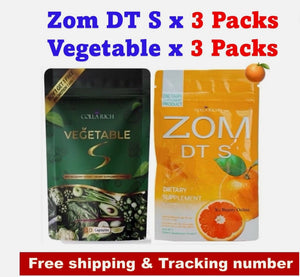6X Vegetables Detox Orange ZOM DT S Weight Control Skinny Anti-Fat Burn Slimming