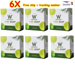 Natural Herbs Lime Soap Anti Aging Smooth Aura Radiant Skin Face 80g