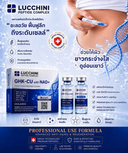 Load image into Gallery viewer, Lucchini GHK-Cu with NAD+ Peptide Complex - Skin whitening peptides.