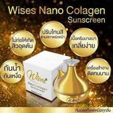 Load image into Gallery viewer, Wholesale Sunscreen Nano Cream Wises Collagen Vitamin Smooth SPF50 PA+++ (24Pcs)