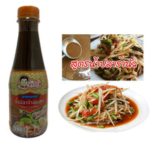 Load image into Gallery viewer, X3 Bottle 3 Style Zap Mike , Nay Pol , Jawirat Thai Fish Sauce Fermented Papaya Salad Dressing