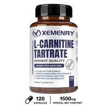 Load image into Gallery viewer, L-Carnitine Tartrate 1500mg - Fat Burner, Weight Loss, Muscle Gain -L-Carnitine