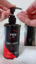 Load image into Gallery viewer, YES&#39; Delight Gel, a water-based lubricant that provides long-lasting smoothness, with a Romantic Scent scent. 300ml