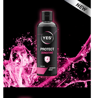 New! YES' Intimate Wash, Protect Sensitive, gentle protection formula, 200ml.