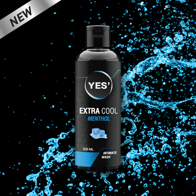 YES' Intimate Wash, an ultra-cooling feminine wash with Extra Cool Menthol, 200ml.