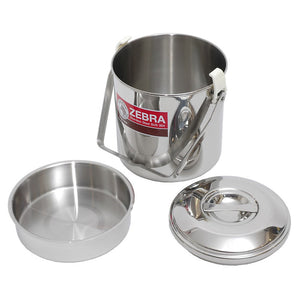 Zebra Stainless Steel Billy Can Loop Handle Pot 14cm Used Over Stove or Fire