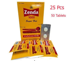 Load image into Gallery viewer, Zenda 1000 for Tapeworm Infections 50 tablets 1 Box