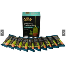 Load image into Gallery viewer, Jiraporn Green Tea-Coated Sun-Dried Bananas (250g) - JIRAPORNFOOD