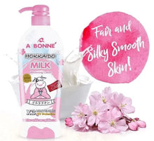 Load image into Gallery viewer, A Bonne Hokkaido Milk Body Lotion 500ml - Moisturizing &amp; Whitening Formula 1 Pcs