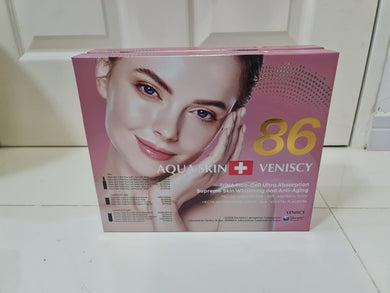 NEW AQUA SKIN + VENISCY 86 (SWISS) TRINA PICO-CELL ULTRA ABSORPTION SUPREME SKIN WHITENING AND ANTI-AGING