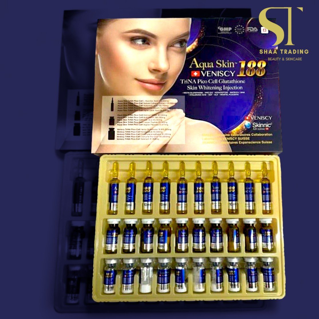 Aqua Skin Veniscy 188 Glutathione Skin Whitening Injection Quality item shop Aqua Skin Veniscy 188 Glutathione Skin Whitening Injection Quality item shop