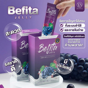 6x Befita Jelly Berry Flavor High Fiber Excrete well Detox Fat Belly Skin Bright