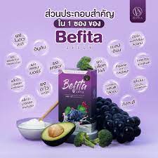 6x Befita Jelly Strawberry Berry Flavor High Fiber Control Weight Excrete well