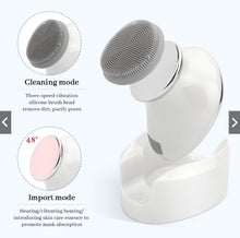 Load image into Gallery viewer, 2 in 1 Electric Vibrating Facial Cleansing Brush