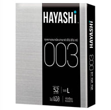 Load image into Gallery viewer, Condoms extra thin ! size 52 mm / Hayashi 003 , thin 0.03 mm. 1 box (10 pcs)