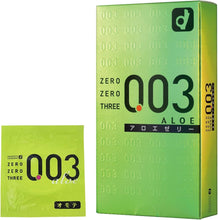 Load image into Gallery viewer, Okamoto Aloe BIG Condoms, Okamoto Zero Zero Three Aloe, 10-pack