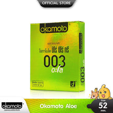 Load image into Gallery viewer, Okamoto Aloe BIG Condoms, Okamoto Zero Zero Three Aloe, 10-pack