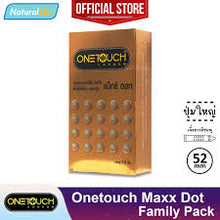 Load image into Gallery viewer, Onetouch 52mm Max Dot Family Pack Condoms, 1 box of 10
