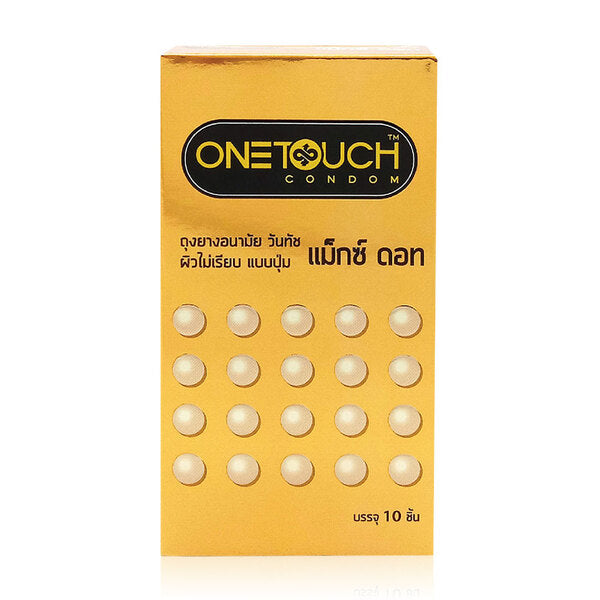 Onetouch 52mm Max Dot Family Pack Condoms, 1 box of 10