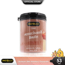 Load image into Gallery viewer, Onetouch One Strawberry Cheesecake condoms, 53 mm, 12-count pack