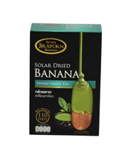 Load image into Gallery viewer, Jiraporn Green Tea-Coated Sun-Dried Bananas (250g) - JIRAPORNFOOD