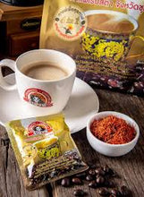 Load image into Gallery viewer, Safflower Coffee, Singha Cave Chumphon Coffee 4 in 1 Original Formula 100% Authentic Healthy Coffee (1 bag 25 sachets)