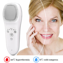 Load image into Gallery viewer, Hot Hammer Cold Red Blue Face Lift Beauty Tag Remover Photon Skin Rejuvenation Massager