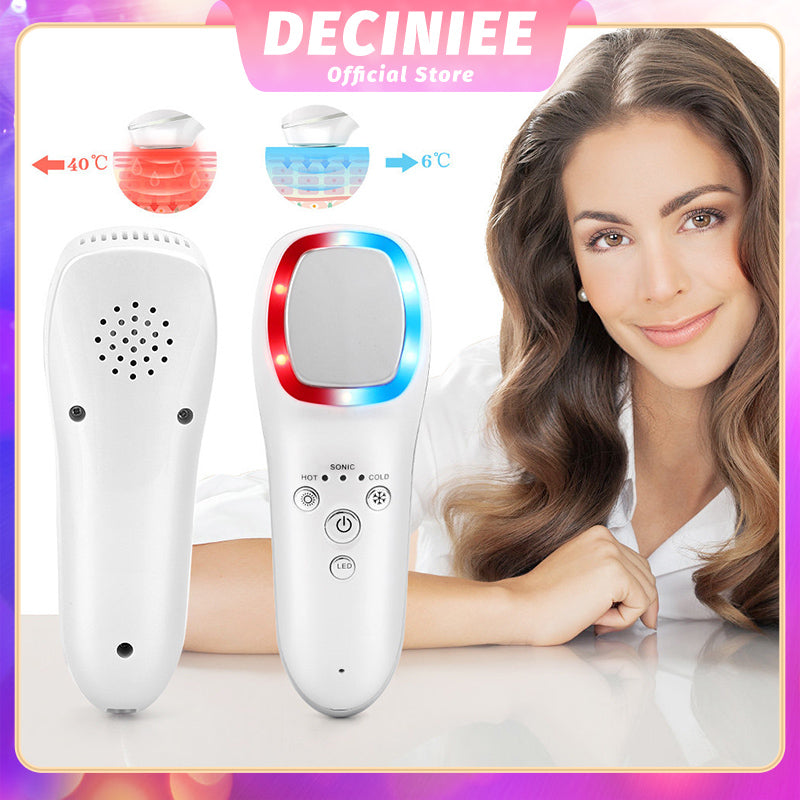 Hot Hammer Cold Red Blue Face Lift Beauty Tag Remover Photon Skin Rejuvenation Massager