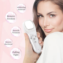 Load image into Gallery viewer, Hot Hammer Cold Red Blue Face Lift Beauty Tag Remover Photon Skin Rejuvenation Massager