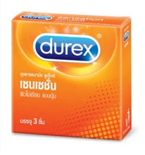 Load image into Gallery viewer, Durex Sensation condoms, 52mm, irregular surface, studded