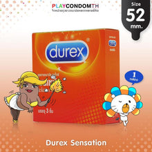 Load image into Gallery viewer, Durex Sensation condoms, 52mm, irregular surface, studded