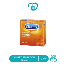 Load image into Gallery viewer, Durex Sensation condoms, 52mm, irregular surface, studded