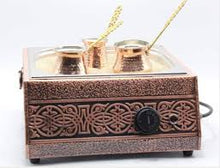 Load image into Gallery viewer, Turkish sand-burning coffee maker. Imported from Türkiye. Handmade.