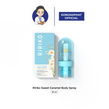 Load image into Gallery viewer, Ririko Sweet Caramel Body Spray 35 ML.