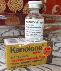 Kanolone 10 mg Acne Injection, Keloid, Clear Acne inflammation Without Acne Scars 5 ml.