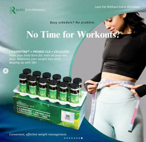 New L-Carnitine + PROBIO CLA + Cellulose (150g/10ml) Green – Advanced Weight Loss & Energy Booster