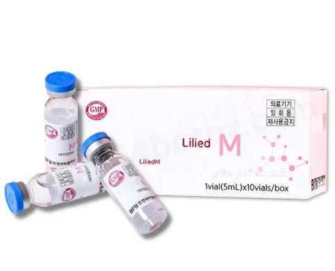 lilied m Korea, a pair of glowing, clear, and long-lasting skin with premium ha