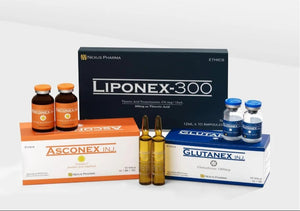 Glutanex iv Drip Liponex 300 Thai FDA 1 Set