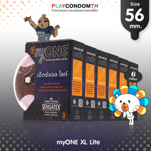 Load image into Gallery viewer, myONE XL Lite Condoms – Extra large, optimal thickness, smooth texture, 56mm