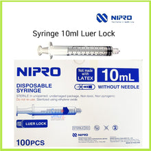 Load image into Gallery viewer, Nipro Syringe 10 ml Nasal Syringe  Latex Free1 Box 100 Pcs