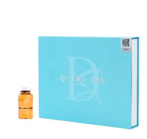 Q tra x 10 Bottle 5 ml. Is a product that helps take care of the skin 1 Box