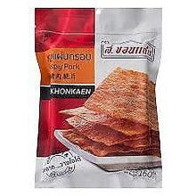 Load image into Gallery viewer, Thai food snacks crispy dried pork sheet 140 grm S Khonkaen (Moo Pan)