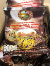 Load image into Gallery viewer, Safflower Coffee, Singha Cave Chumphon Coffee 4 in 1 Original Formula 100% Authentic Healthy Coffee (1 bag 25 sachets)