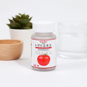 Tomin Gluta Tomato Extract Japan Anti Aging Brightening Smooth Clear Nourish