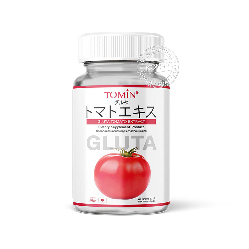 Tomin Gluta Tomato Extract Japan Anti Aging Brightening Smooth Clear Nourish