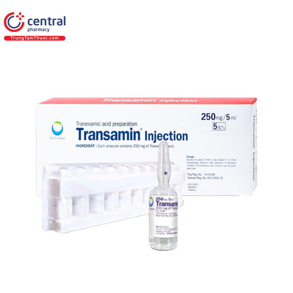 Transamin Transamin Injection 250mg/5ml 1 Box – Quality item shop