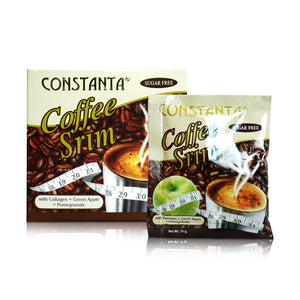 Constanta Coffee Srim Diet Weight Loss Slimming Collagen Skin Care 12 Sachets